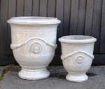 Anduze Urn - Traditional White Glaze